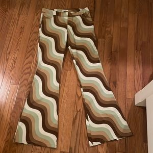 hollister flare low rise pants